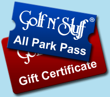 Gift Certificates and All Park Passes